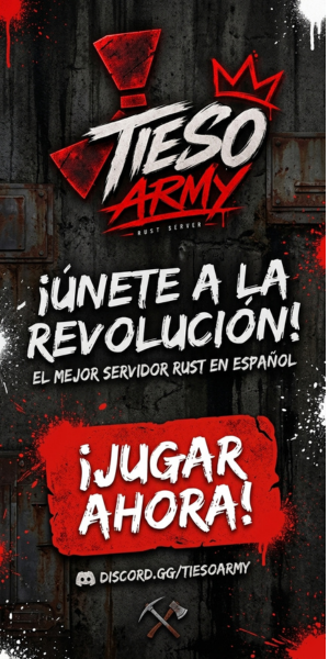 Anuncio de servidor de Rust